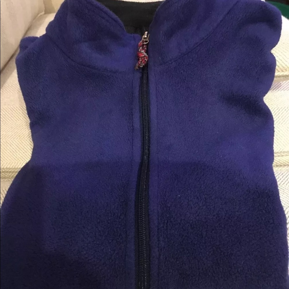 EMS Mens Quarter Zip Fleece Blue Jacket Sz Large